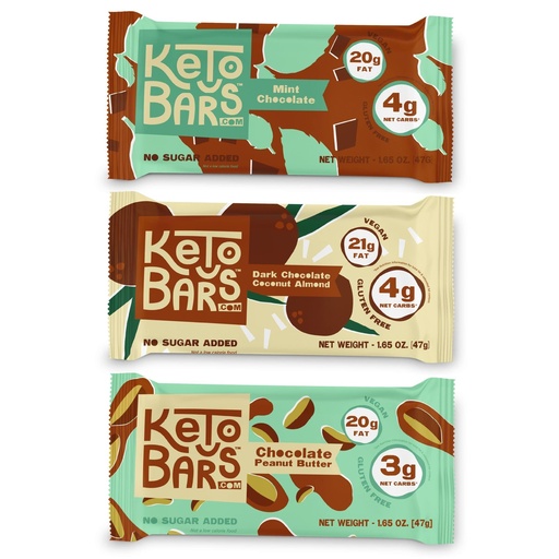 [BRSWGATRPINRG3TB] Keto Bars The Original Keto Snack Bar, Gourmet Simple Ingredients Low Carb, No Sugar, Rich in Ketogenic Fats, The Perfect KetoBars Snacks for Keto Diet Food Products (12 Pack, 1.65 oz)