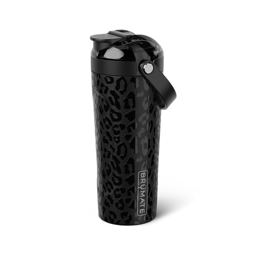 [BRSREADRO56QIG3U] BrüMate MultiShaker Blender Shaker Bottle | 100% Leakproof Insulated Stainless Steel | Pre Workout and Protein Shaker Bottle for the Gym | 25oz (Onyx Leopard)