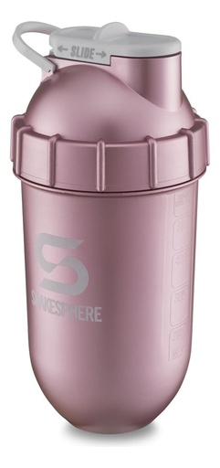 [BRSWGHAFAQMWY236] SHAKESPHERE Shaker Bottle - 24oz Leak Proof Protein Shaker Bottle for Pre Workout, Smoothie, and Powder Drink Mixes, No-Blade Mixer for Gym, BPA-Free, Easy Clean & Easy to Carry (Rose Gold)