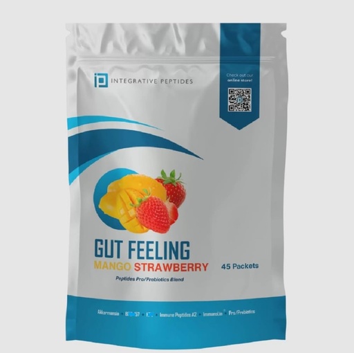 [BRSRGAD7CN5GAYLL] Intregrative Peptide Gut Feeling Travel Sachets – Mango Strawberry