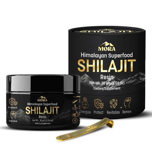 [BRSRAAL3OZ7GK3TL] WellBeingMora Himalayan Shilajit Resin Supplement | 75%+ Fulvic Acid & 85+ Trace Minerals | High Potency Pure Shilajit Extract Resin for Men & Women | Third-Party Lab Tested | 30g