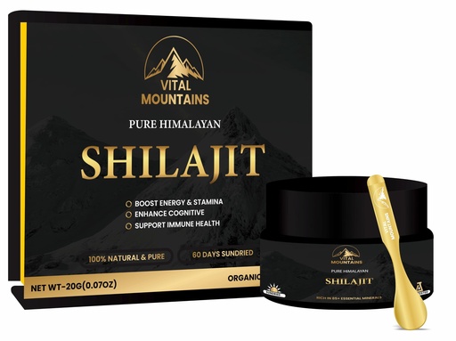 [BRSRAHYHPMNWYFIZ] Pure Himalayan Shilajit Resin for Men and Women, Rich in Fulvic Acid with 85+ Trace Minerals for Strength, Energy, Stamina, Muscle Building & Vitality - Pure and Organic Shilajit Resin