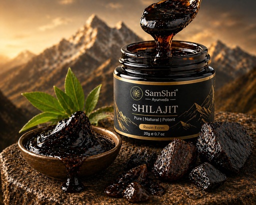 [BRSRGCYHBYNA2ELF] Shilajit Resin Pure Himalayan - Natural Fulvic Acid Supplement, Energy Booster, Stamina & Immunity Support - Shilajit Paste, Mineral Rich Detox Resin for Men & Women (20g)