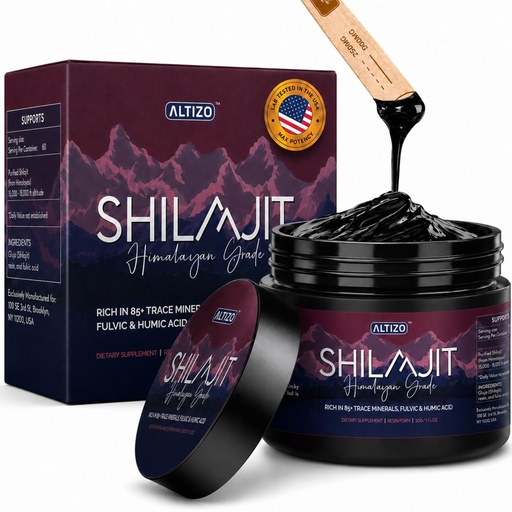 [BRSROHQOBYBAIFD4] Himalayan Shilajit Resin 30g, Pure Natural Mineral Resin with Fulvic Acid & Trace Minerals, High Altitude Shilajit for Men & Women, Daily Wellness Support, Easy to Dissolve