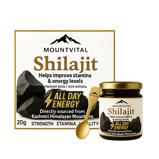 [BRSREFIBDIBRGG3G] Pure Shilajit Resin – Authentic Himalayan Shilajit with Fulvic Acid & Trace Minerals – Natural Ayurvedic Mineral Supplement for Men & Women – Lab Tested – 0.70 Fl Oz (20g)