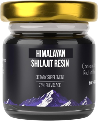 [BRSREZA7OQBWAH3V] Himalayan Shilajit Resin - 75% Fulvic Acid | Natural Energy, Stamina & Vitality Booster | 85+ Trace Minerals | Herbal Supplement for Focus, Recovery & Immunity - 50g