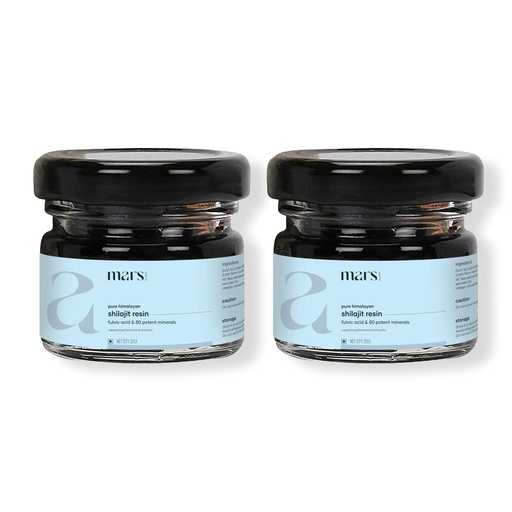[BRSROCABDN5AIYA7] mars by GHC Himalayan Organic Shilajit Resin, 15g, Pack of 2 | Natural Resin Sourced from the Himalayas, 0, Supports Energy, Supports Overall Wellness
