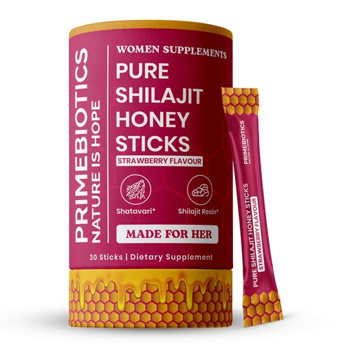 [BRSREHQYB4BAAHLP] Shilajit for Women Honey Sticks (30 Count) Liquid Himalayan Shilajit with Shatavari, Saffron & Raw Honey, 75% Fulvic Acid + 84 Trace Minerals, Daily Energy & Wellness