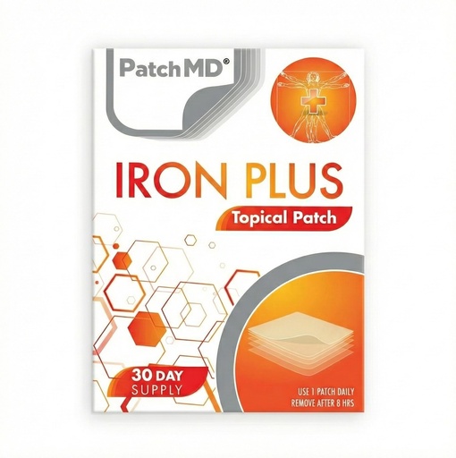 [BRSRGZT5OR5WY3L3] Iron Plus Topical Patches - 30 Days Supply