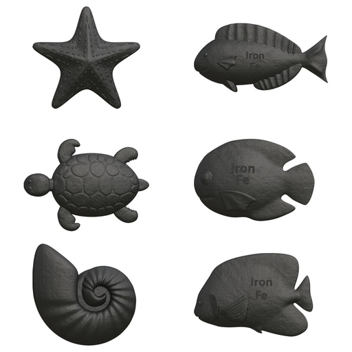 [BRSRGYALAUFA2HI3] Iron Fish 6 Pack, lron Fish Cooking Tool, Boosts Iron in Food & Water, Ideal for Anemia, Athletes & Vegans