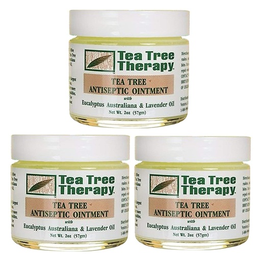 [BRSWIHI4AEPBQF3C] Tea Tree Therapy Tea Tree Antiseptic Ointment, 2 Ounce (Pack of 3)