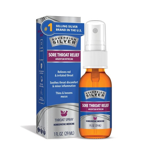 [BRSRAFAEDMHA22TB] Sovereign Silver Sore Throat Spray, 1 fl oz (30 mL)