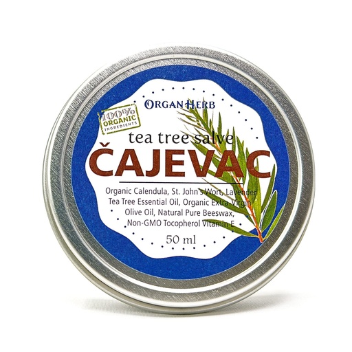 [BRSRMH3RAEPBY3LA] Organic Tea Tree Salve (?ajevac) 2 oz