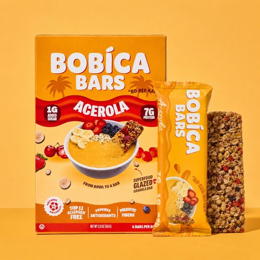 [BRSRGCQ5OZ6BADI4] Acerola Glazed Granola Bar Bobica Bar