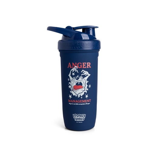 [BRSREYAOCEIAMC32] Smartshake Looney Tunes Reforce Stainless Steel Protein Shaker Bottle - Non Insulated Unisex Gym Bottle | Metal Shaker Bottles - 900 ml | 30 oz - Leakproof Screw-on Lid - BPA Free (Tasmanian Devil)