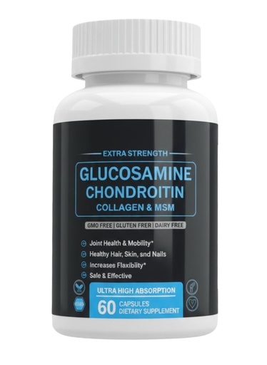 [BRSREC36PIOWKETA] Okian Glucosamine Chondroitin MSM Collagen Supplement Veggie Capsules