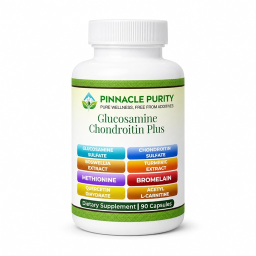 [BRSRGYIFOAGRSFAY] Glucosamine Chondroitin Plus, 90 Capsules, 30-Day Supply, Joint Support Supplement for Men & Women with Glucosamine, Chondroitin & MSM, Promotes Flexibility, Mobility & Active Living