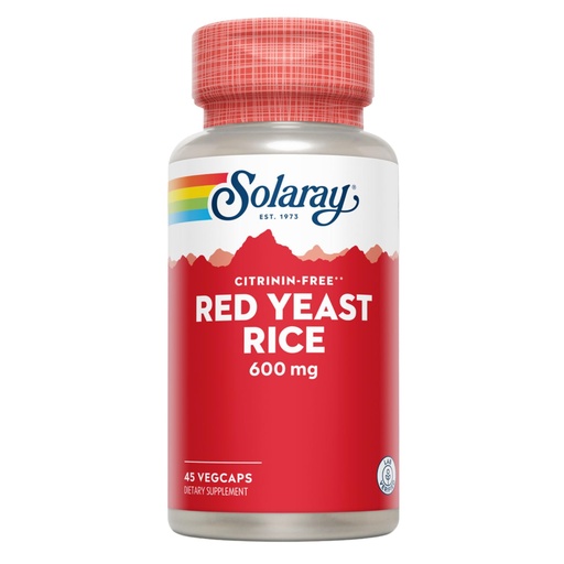 [BRSWIYQAO4EBEHDI] Solaray Red Yeast Rice, 600 mg, 45 Count