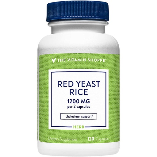 [BRSWIYTYOEDRAHA7] The Vitamin Shoppe Red Yeast Rice 1,200 (120 Capsules) (120 Capsules)