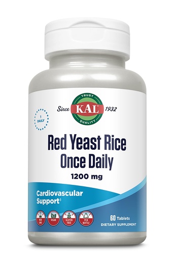 [BRSWIYQ7CEOAGH3M] KAL Once Daily Red Yeast Rice 60 Tabs