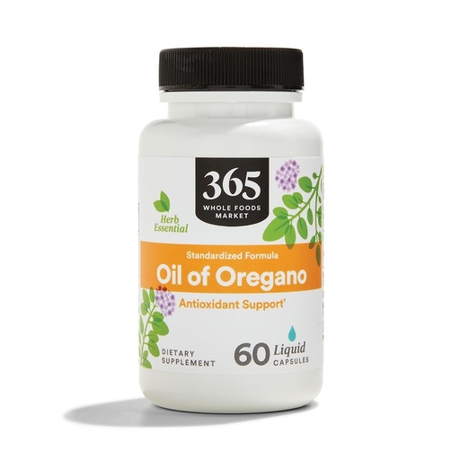 [BRSRMAYQBYHW2A3F] 365 by Whole Foods Market, Oil of Oregano, 60 Count