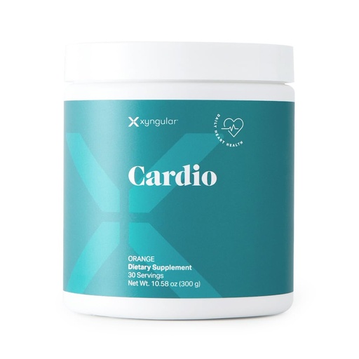 [BRSREGQBDJ6QGHLF] Xyngular Cardio Powder - Heart Health Drink Mix with L-Citrulline, CoQ10, Hesperidin, Grape Seed & Ginkgo Biloba - Cardiovascular Wellness Support for Adults - 30 Servings, Orange Flavor
