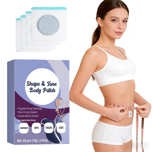 [BRSRGHTYCF4AAALG] Wellness Natural Herbal Care Body Shaping Patches for Men&Women, 60-Piece | Natural Ingredients, 8-Hour Long-Lasting Formula Support, Flexible Daily Use,L-Glutamine,Berberine,Cinnamon,Pomegranate