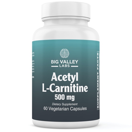 [BRSREA3QCJ5RAALH] Acetyl-L-Carnitine 500 mg – Highly Bioavailable ALCAR for Cellular Energy & Wellness – Vegan, Non-GMO, Gluten-Free – 60 Veg Capsules