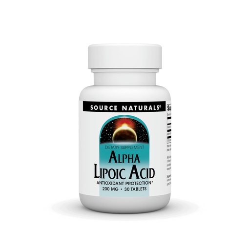 [BRSWIYT3OMAGO3DO] Source Naturals Alpha Lipoic Acid, 200 mg - 30 Tablets
