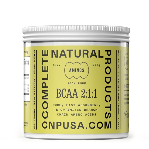 [BRSREZT7OEHGMGTL] BCAA 2:1:1 Powder, 8 oz, Pure Amino Acids Supplement for Muscle Recovery, 45 Servings