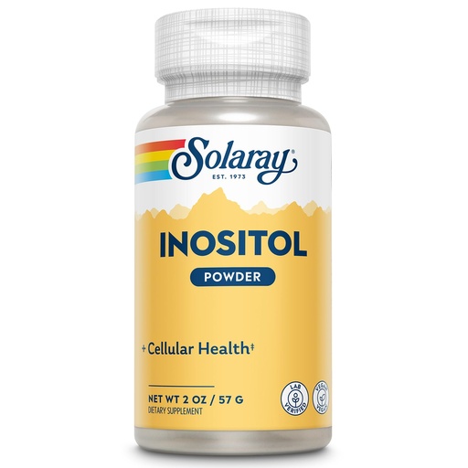 [BRSWIYTYOZ5RGG3Y] SOLARAY Pure Inositol Powder - Cellular Health Support - Vegan, Lab Verified - 163 Servings, 4 OZ (2oz, 81 Serv.)
