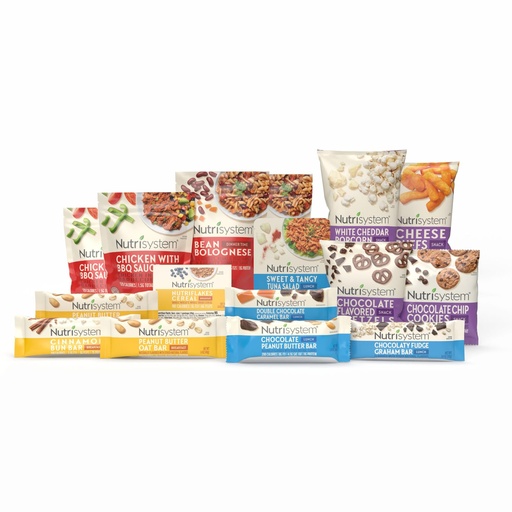 [BRSROGIDO4IWEA3G] Nutrisystem® 4-Day Ready-to-Go Reboot Kit to Support Healthy Weight Loss, 16 Servings