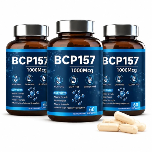 [BRSRYZA6BUIW2DIU] BCP 157 1000 mcg, 3PCS, 180 Counts, Dedicated Daily Companion