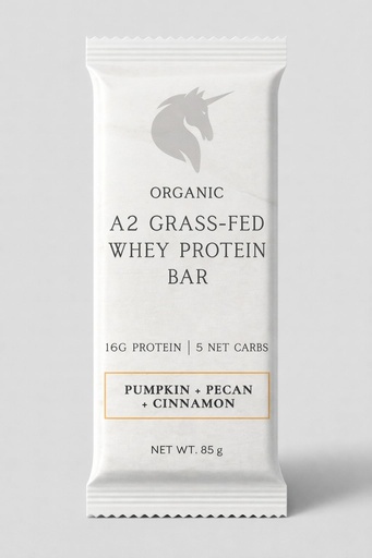 [BRSRGBI2AV6QK2TO] Organic A2 Whey Protein Bar (Pumpkin)