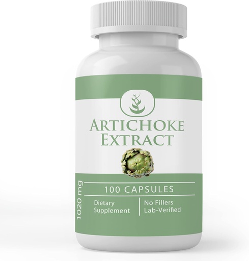 [BRSWYZ36OZ5GED3L] PURE ORIGINAL INGREDIENTS Artichoke Extract (100 Capsules) Always Pure, No Additives Or Fillers, Lab Verified
