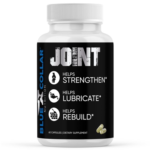 [BRSROEAOBENBM3Y6] BLUE COLLAR NUTRITION Joint | Joint Support Supplement Extra Strength | Glucosamine Chondroitin, MSM, Turmeric, & More | 60 Capsules