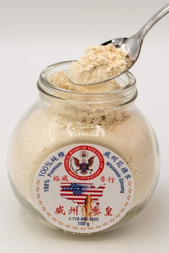 [BRSWGZI5PIHRSCTV] Yu Wei Ginseng - American Ginseng Powder, 100% Wisconsin American Ginseng (100g / 3.5oz) Ginseng Board of Wisconsin Certified