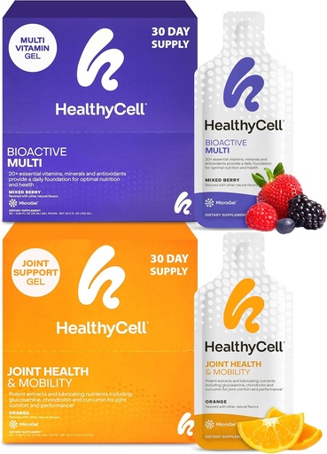 [BRSROAD4AUMGMDIU] Healthycell Bioactive Multivitamin + Joint Health & Mobility Supplement for Men & Women Bundle