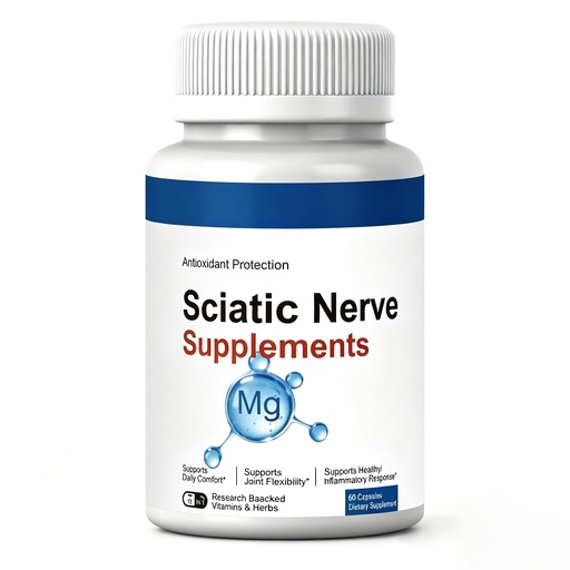 [BRSRGCA2DJYRE3I7] 13-in-1 Formula Sciatic Nerve Health Support Supplement – Nerve Support with AlphaPalm, Pea, Vitamin B Complex, Alpha Lipoic Acid 2400mg – 60 Capsules