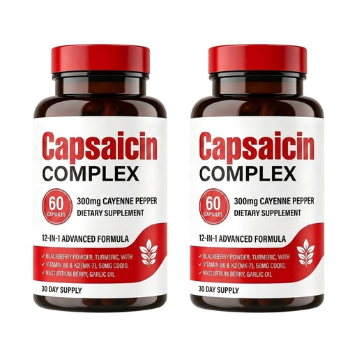 [BRSRYZIEAAFRMCLV] Bare Willow Capsaicin Complex, Pepper Softgels (2Pcs)