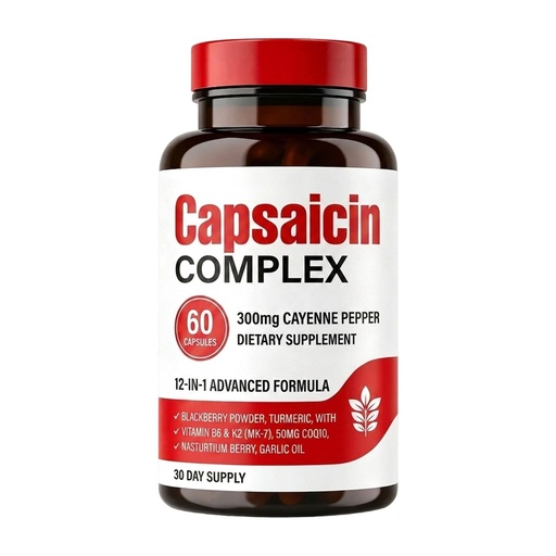 [BRSRYZIEBEIGC23O] Bare Willow Capsaicin Complex, Pepper Softgels (1Pcs)