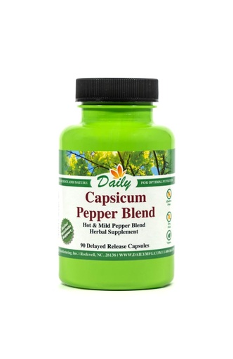 [BRSREGQFBBYQA2TV] Daily Manufacturing Capsicum Pepper Blend (Capsaicin in The Active Ingredient in Cayenne Pepper)