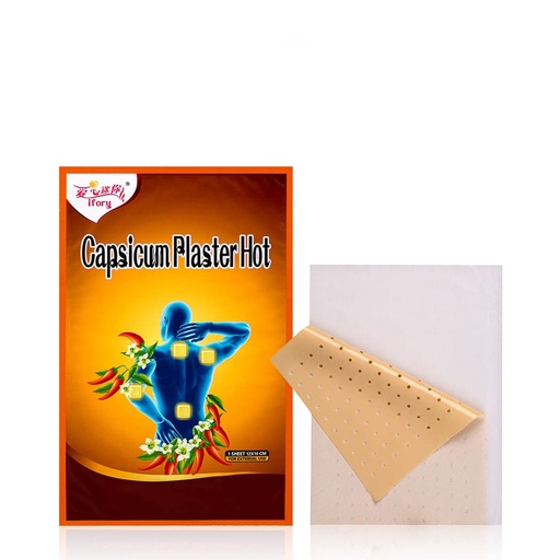 [BRSWGGT6AQNWGFI6] 20 PCS Capsaicin Patches & Pain Patches, Heat Patches for Back, Knee, Neck, Shoulder, Muscle(XL (4.72" * 7.09") 20 Count)