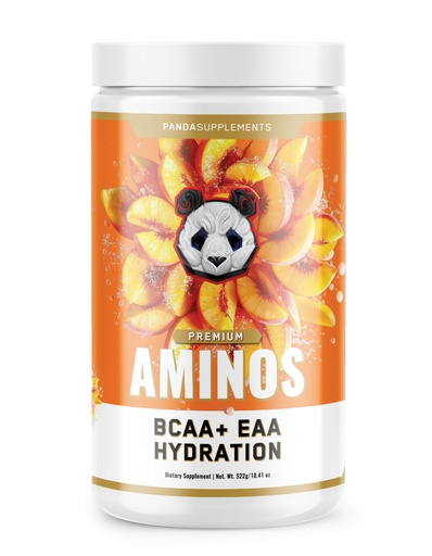 [BRSREEAROQIWYCT6] Underground Bio Labs Panda Supps Aminos | BCAA + EAA + Hydration + Eectrolytes for Men and Women with 2G Taurine and 4G EAAs (30 Servings) (Peach Mango 3.0)