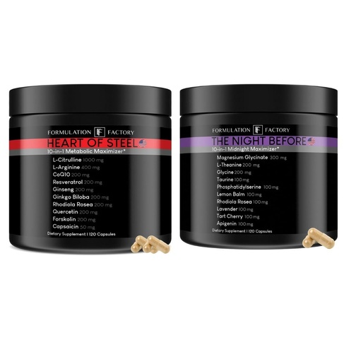 [BRSRABAKAUMRUYLF] Formulation Factory Heart of Steel x The Night Before (Bundle)