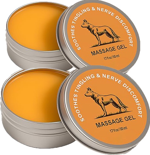 [BRSREAAEAFYQGAA2] Nerve Relief Balm for Neuropathy | Magnesium Balm, Natural Joint Care Soothing Massage Cream, Arnica Oil, Camphor Blue, Chamomile Extract 50ml (2)
