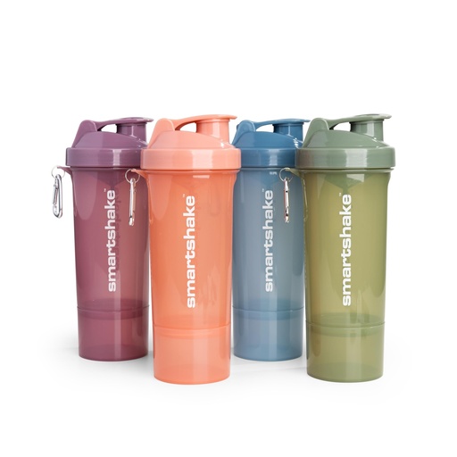 [BRSRAFL2CUJQ4H3A] Smartshake Protein Shaker Bottle for Protein Mixes - 4 Pack - 13.5 oz | Shaker Cups for Protein Shakes | Blender Bottle Shaker | Protein Shaker Bottle Pack | BPA Free Shaker (SLIM - Multicolor)
