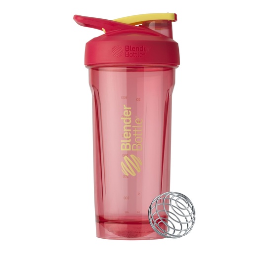 [BRSRYYIFCN4BEETJ] BlenderBottle Sport Tritan Shaker Bottle with Locking Lid, 28-Ounce, Electric Pink