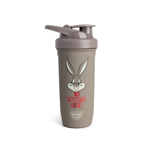 [BRSREYAOBYNRGF3B] Smartshake Looney Tunes Reforce Stainless Steel Protein Shaker Bottle - Non Insulated Unisex Gym Bottle | Metal Shaker Bottles - 900 ml | 30 oz - Leakproof Screw-on Lid - BPA Free (Bugs Bunny)