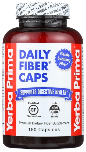 [BRSWIYQYDJYAODY7] Yerba Prima Daily Fiber, 625mg, 180 Caplets